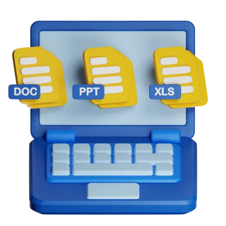 File Sharing  3D Icon