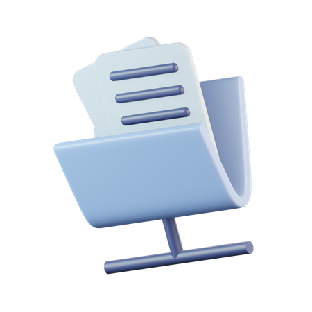 File Sharing  3D Icon
