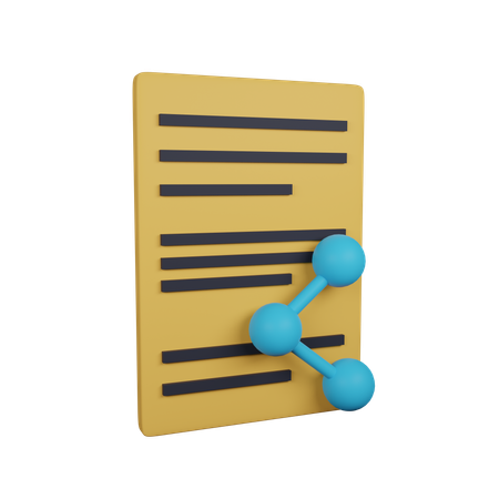 File Sharing  3D Icon