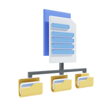File sharing  3D Icon