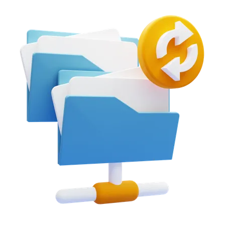 File Sharing 3D Icon
