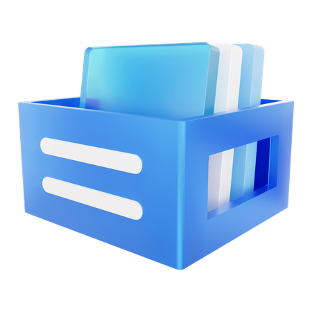 File Storage  3D Icon