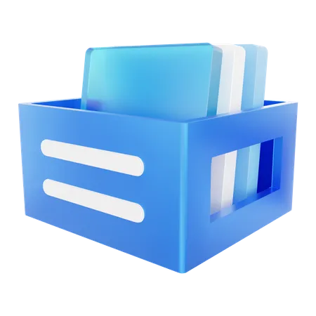 File Storage  3D Icon