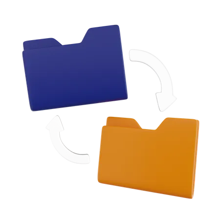 File Transfer  3D Icon