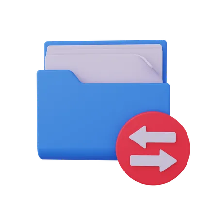 File Transfer  3D Icon