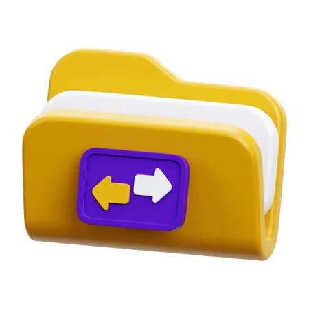 File Transfer  3D Icon