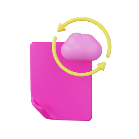 File Transfer  3D Icon