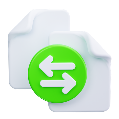 File Transfer  3D Icon