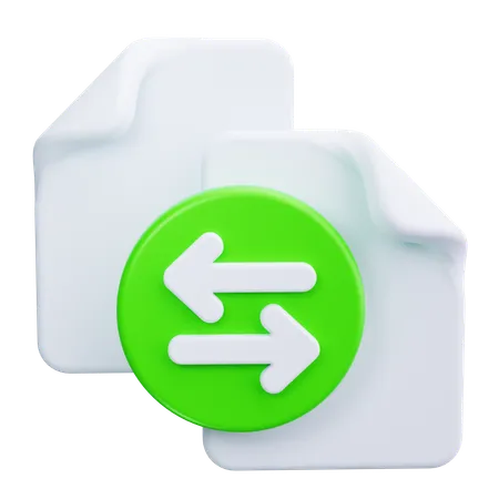 File Transfer  3D Icon