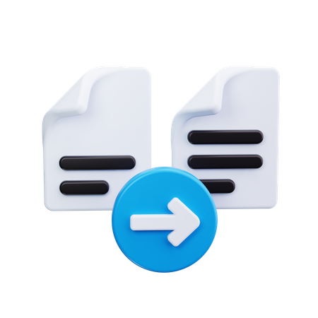 File Transfer  3D Icon