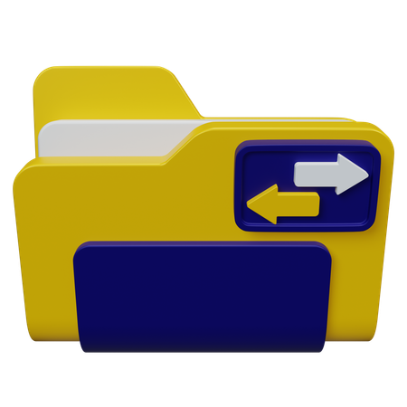 File Transfer  3D Icon