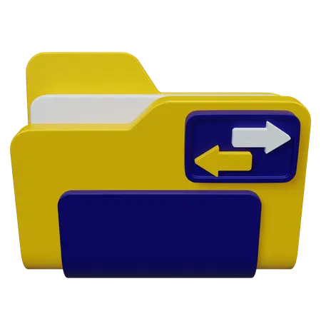 File Transfer  3D Icon