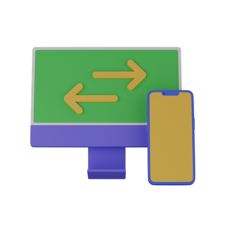 File transfer 3D Icon