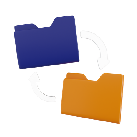 File Transfer 3D Icon