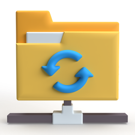 File Transfer Protocol  3D Icon