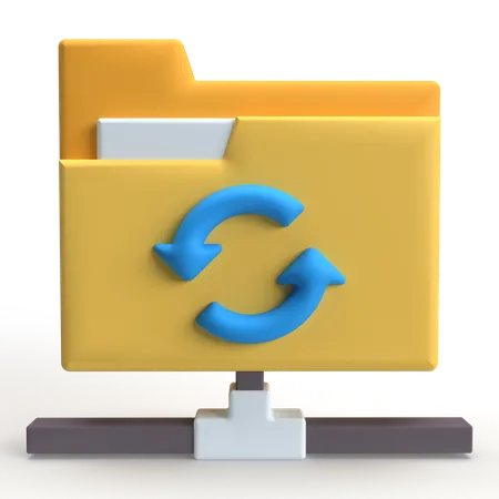 File Transfer Protocol  3D Icon