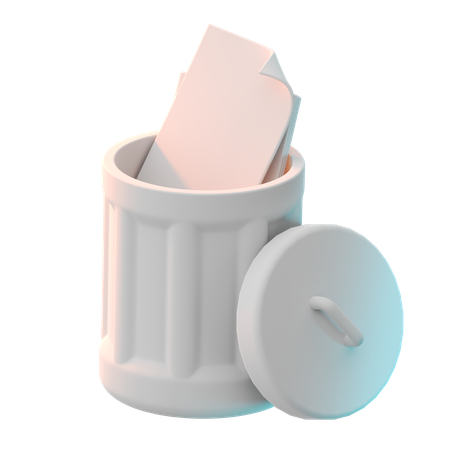 File trash  3D Icon