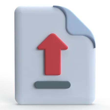 File Upload  3D Icon