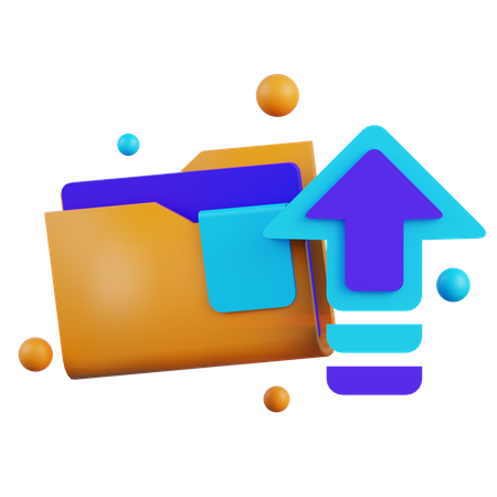 File Upload  3D Icon