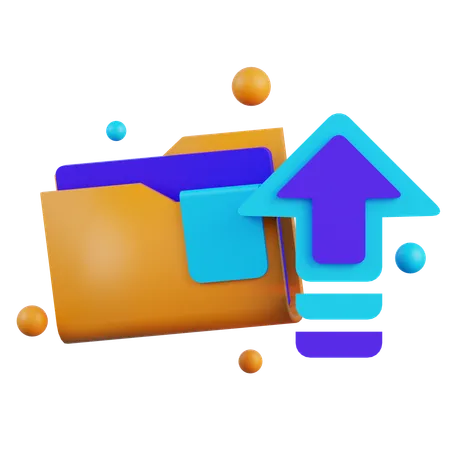 File Upload  3D Icon