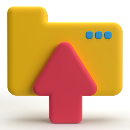 File Upload  3D Icon