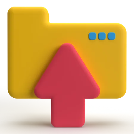 File Upload  3D Icon