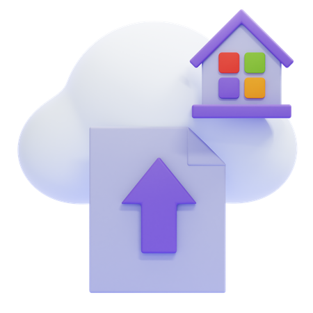 File Upload  3D Icon