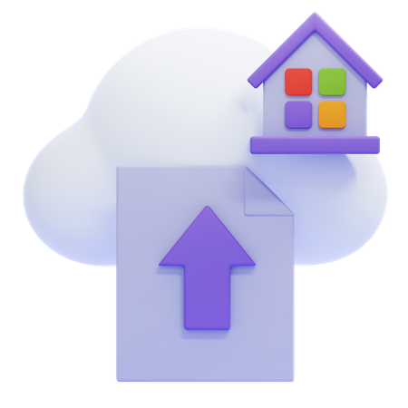 File Upload  3D Icon