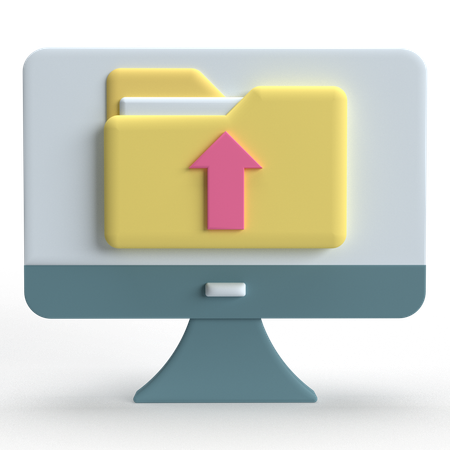 File Upload  3D Icon