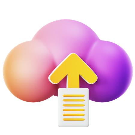 File Upload  3D Icon