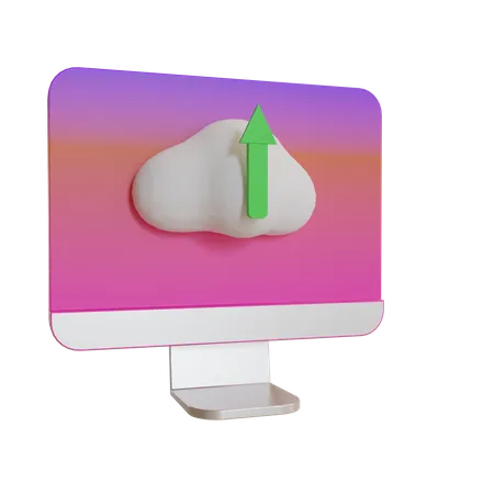 File Upload  3D Illustration