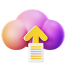 3d document upload emoji