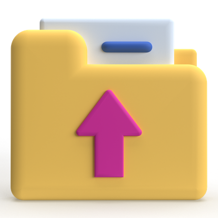 File Uploading  3D Icon