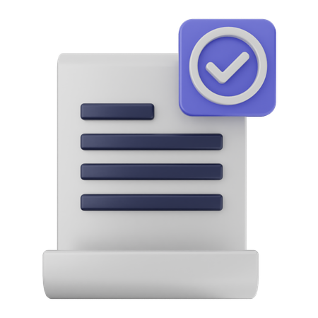 File Verification  3D Icon