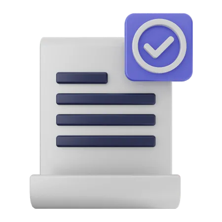 File Verification  3D Icon