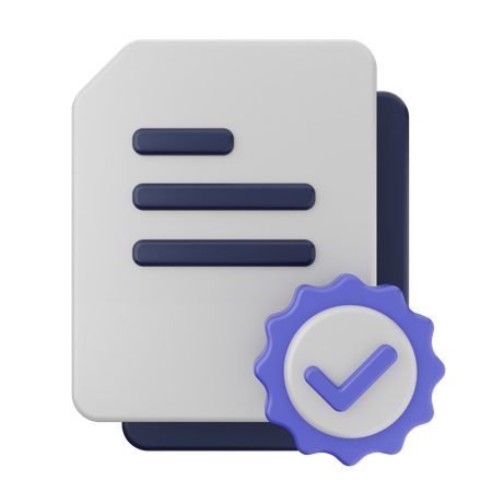 File Verification  3D Icon