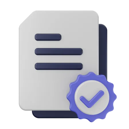 File Verification  3D Icon