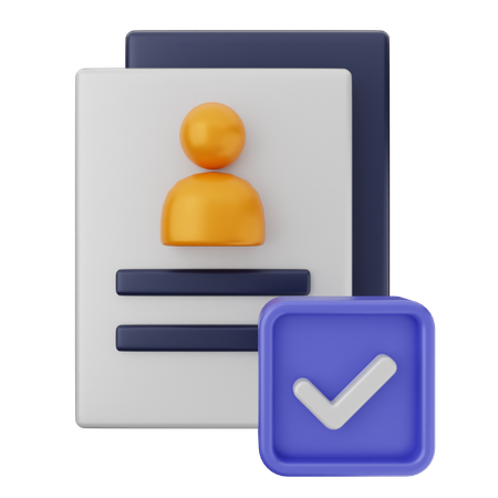 File Verification  3D Icon