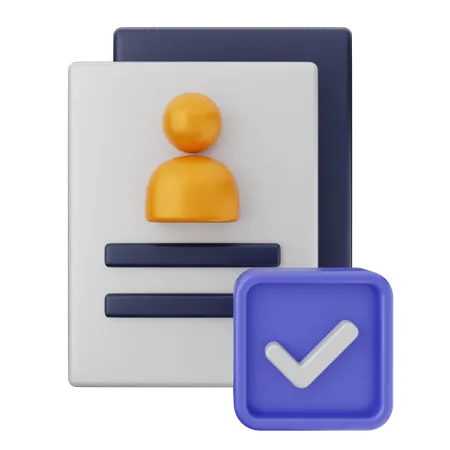 File Verification  3D Icon