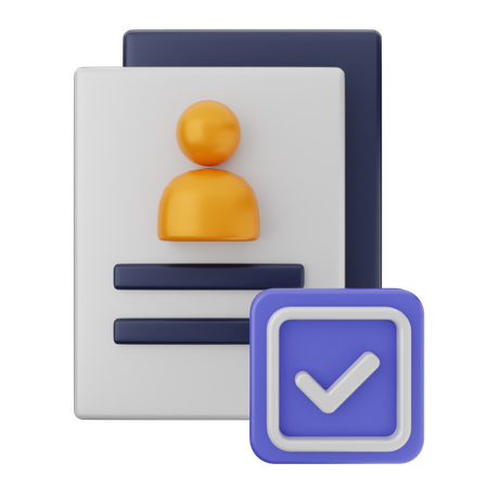 File Verification  3D Icon