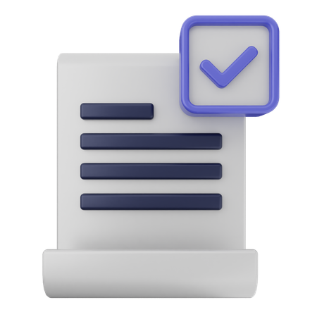 File Verification  3D Icon