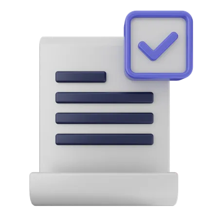 File Verification  3D Icon