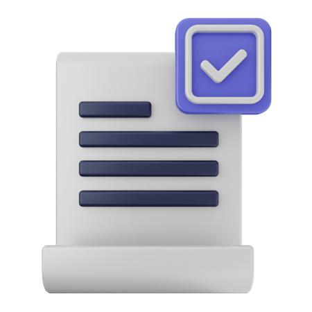 File Verification  3D Icon