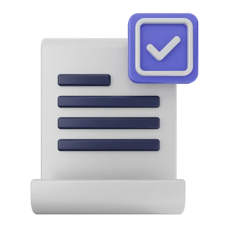 File Verification  3D Icon