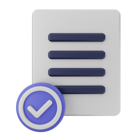 File Verification  3D Icon