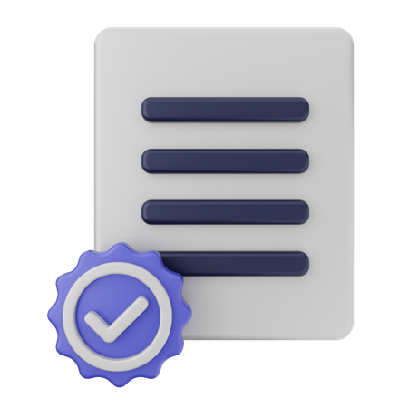 File Verification  3D Icon