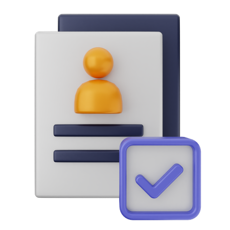 File Verification  3D Icon