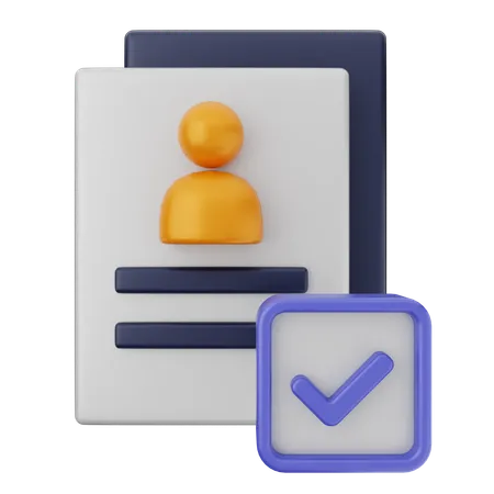 File Verification  3D Icon