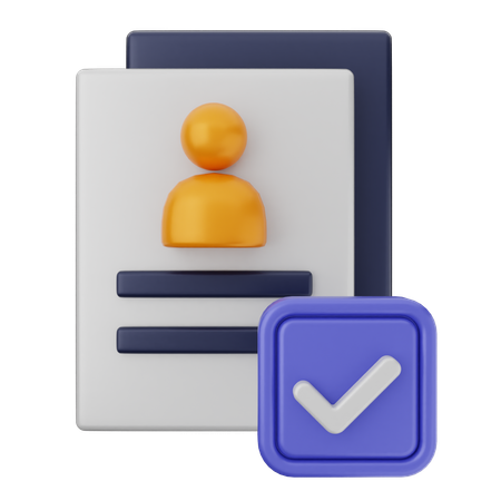 File Verification  3D Icon