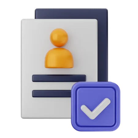 File Verification  3D Icon